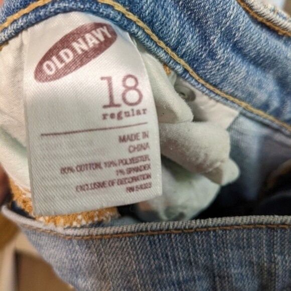 Old Navy jeans The Diva low rise boot cut light wash sz 18 - Picture 5 of 7